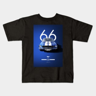 1966 Shelby GT350 Mustang Fastback Kids T-Shirt